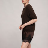 Women's jumper with baby alpaca wool