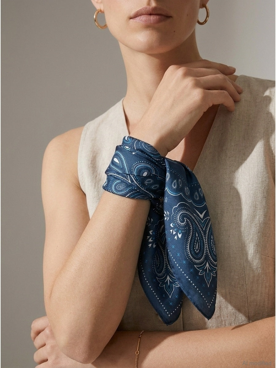 Women's silk scarf