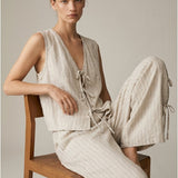 Women's vest, Capsule Collection, 100% linen
