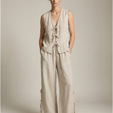 Women's vest, Capsule Collection, 100% linen
