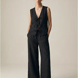 Women's vest, Capsule Collection, 100% linen