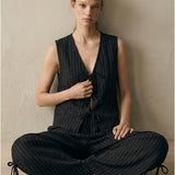 Women's vest, Capsule Collection, 100% linen
