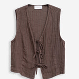 Women's vest, Capsule Collection, 100% linen