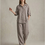Women's trousers, Capsule Collection, 100% linen