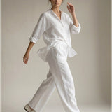 Women's trousers, Capsule Collection, 100% linen