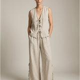 Women's trousers, Capsule Collection, 100% linen