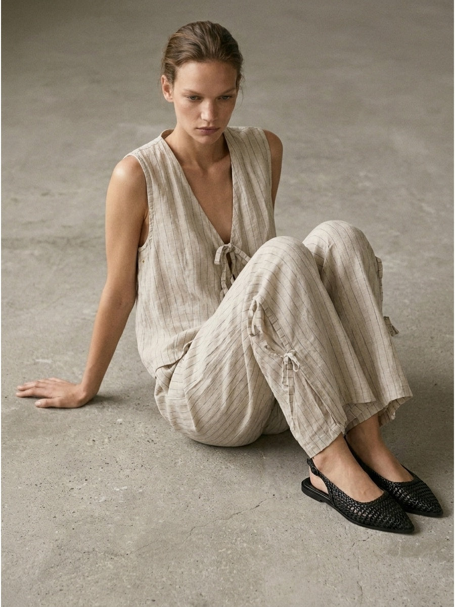 Women's trousers, Capsule Collection, 100% linen