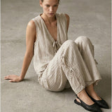 Women's trousers, Capsule Collection, 100% linen