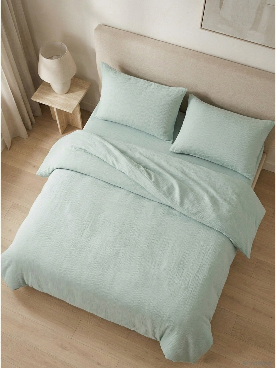 Muslin bed linen set, 200x220 cm, 3-piece set