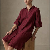 Women's dress, Capsule Collection, 100% linen