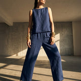 Women's trousers, Capsule Collection, 100% linen