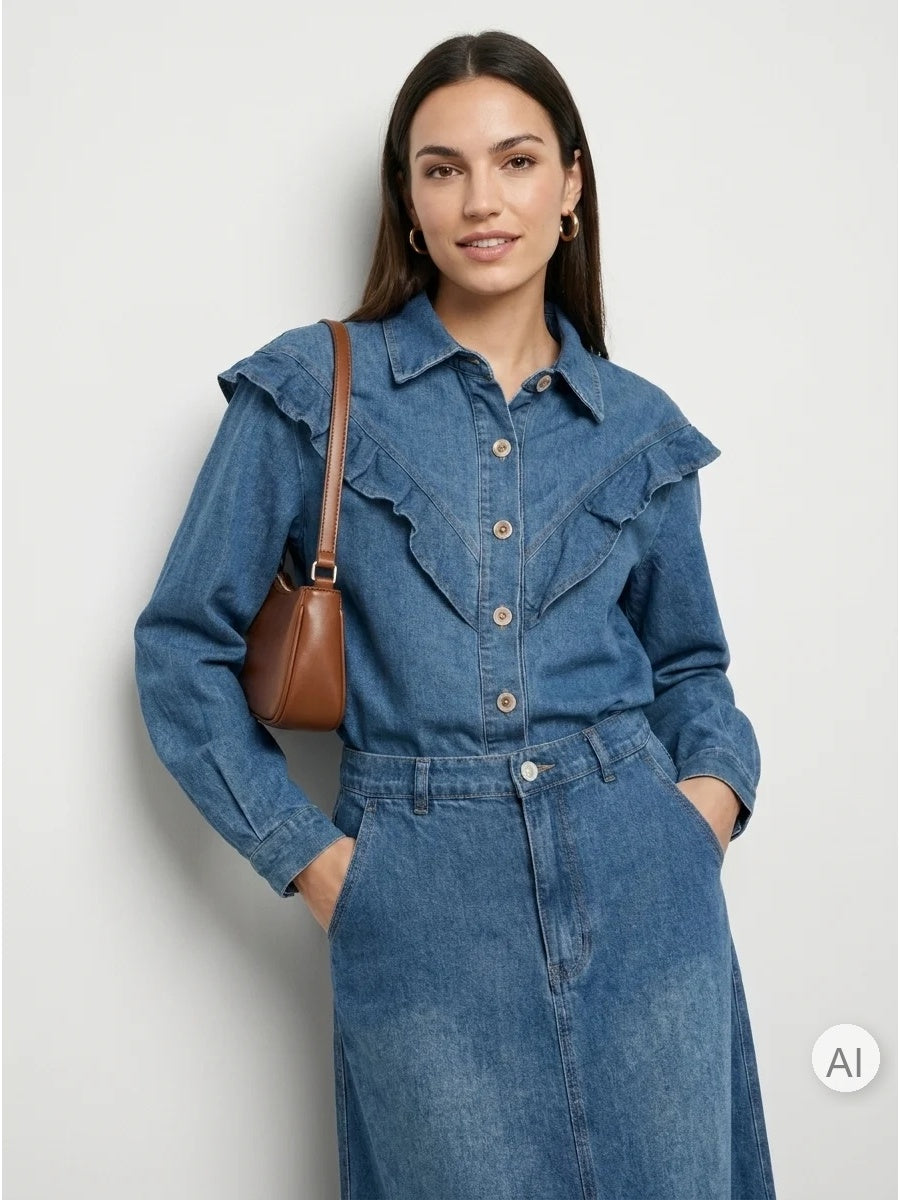 Women’s denim skirt