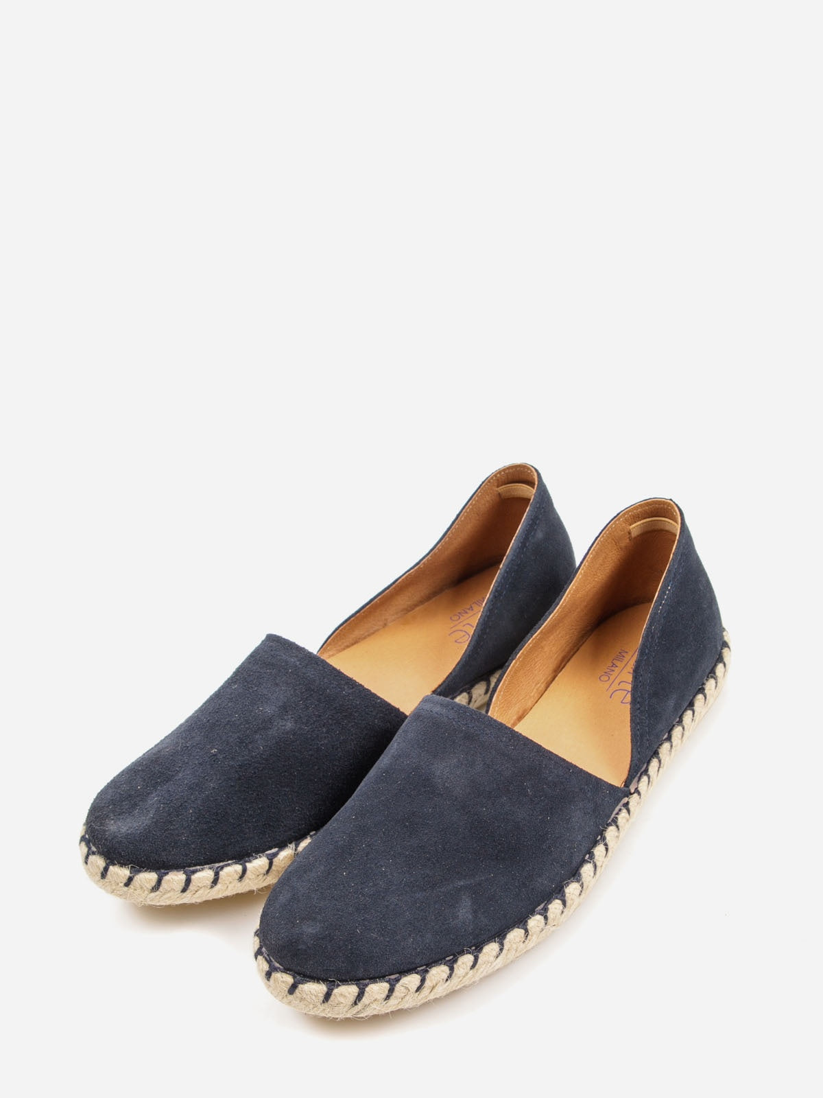 Women's leather espadrilles