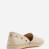 Women's leather espadrilles