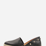 Women's leather espadrilles