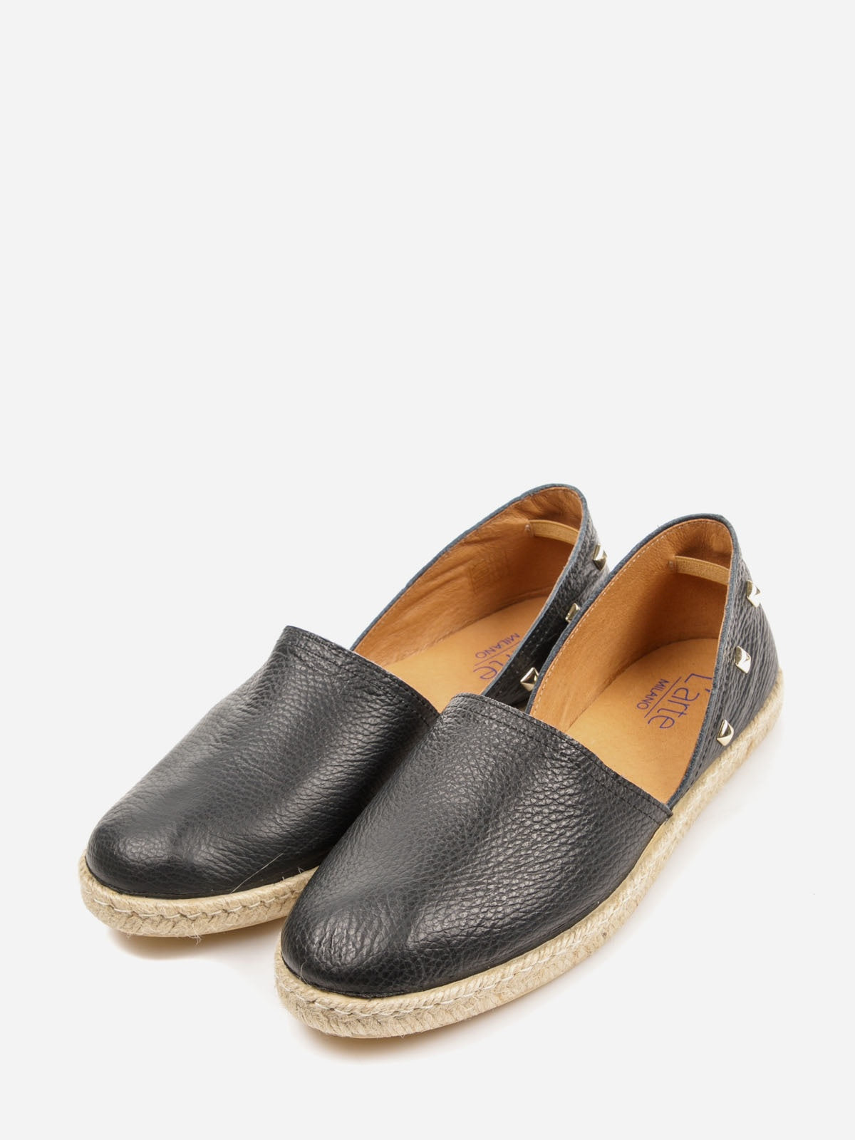 Women's leather espadrilles
