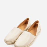 Women's leather espadrilles