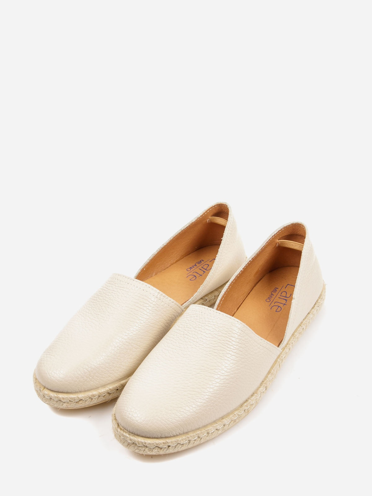 Women's leather espadrilles