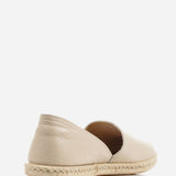 Women's leather espadrilles
