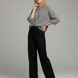 Women's sweater with mohair wool
