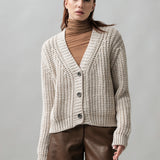 Women's jumper with alpaca wool