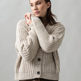 Women's jumper with alpaca wool