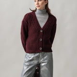 Women's jumper with alpaca wool