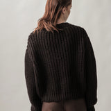 Women's jumper with alpaca wool