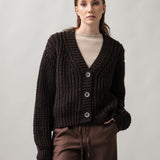 Women's jumper with alpaca wool