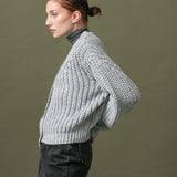 Women's jumper with alpaca wool