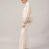 Women's sweater and trousers with cashmere