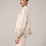 Women's sweater and trousers with cashmere