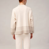 Women's sweater and trousers with cashmere