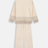 Women's sweater and trousers with cashmere