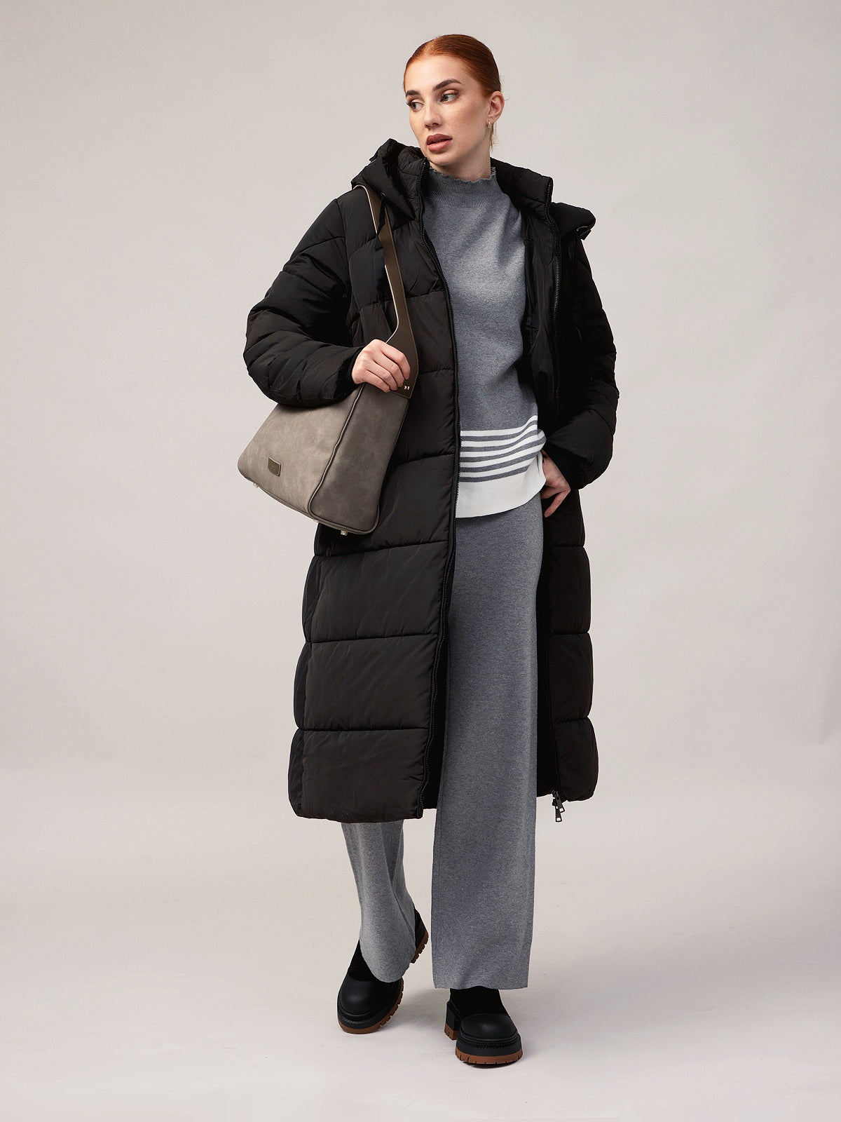 Women's sweater and trousers with cashmere