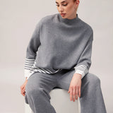 Women's sweater and trousers with cashmere