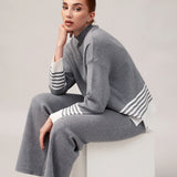 Women's sweater and trousers with cashmere