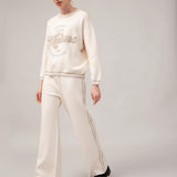 Women's sweater and trousers with cashmere