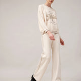 Women's sweater and trousers with cashmere