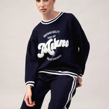 Women's sweater and trousers with cashmere