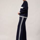 Women's sweater and trousers with cashmere