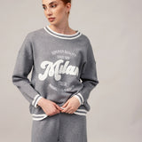 Women's sweater and trousers with cashmere