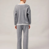 Women's sweater and trousers with cashmere