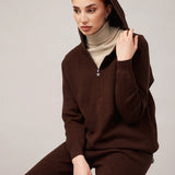 Women's sweater and trousers with cashmere