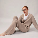 Women's sweater and trousers with cashmere
