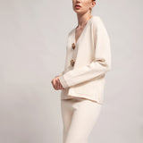 Women's sweater and trousers with cashmere