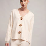 Women's sweater and trousers with cashmere