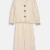 Women's sweater and trousers with cashmere