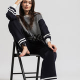 Women's sweater and trousers with cashmere
