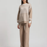 Women's sweater and trousers with cashmere